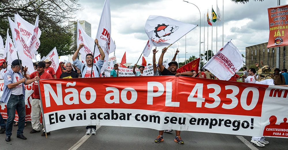 INTERSINDICAL vai a Brasília contra o PL 4330