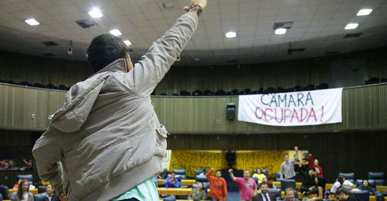 Povo Sem Medo apoia a Ocupação da Câmara de São Paulo