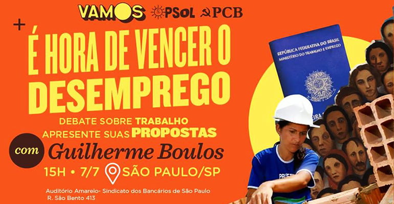 Debate sobre TRABALHO e EMPREGO na pré-campanha de Guilherme Boulos