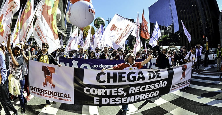 Trabalhadores pelo Brasil realizam o Dia do Basta | INTERSINDICAL